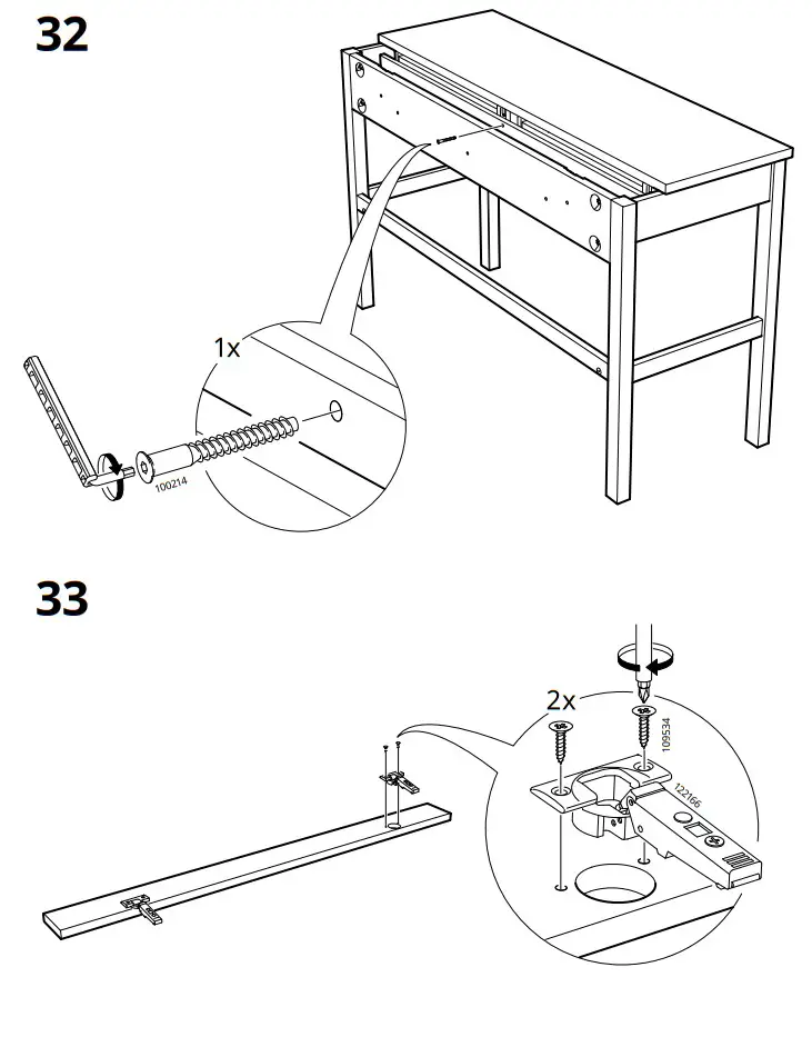 IKEA 903.632.23 HEMNES Desk with 2 Drawers - fig 19