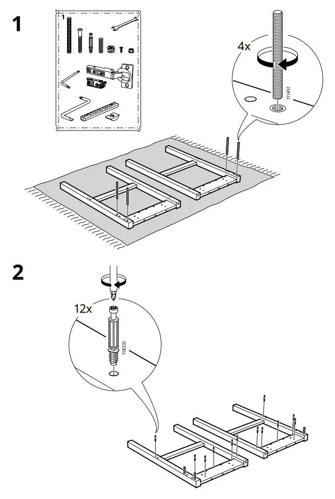 IKEA 903.632.23 HEMNES Desk with 2 Drawers - fig 3