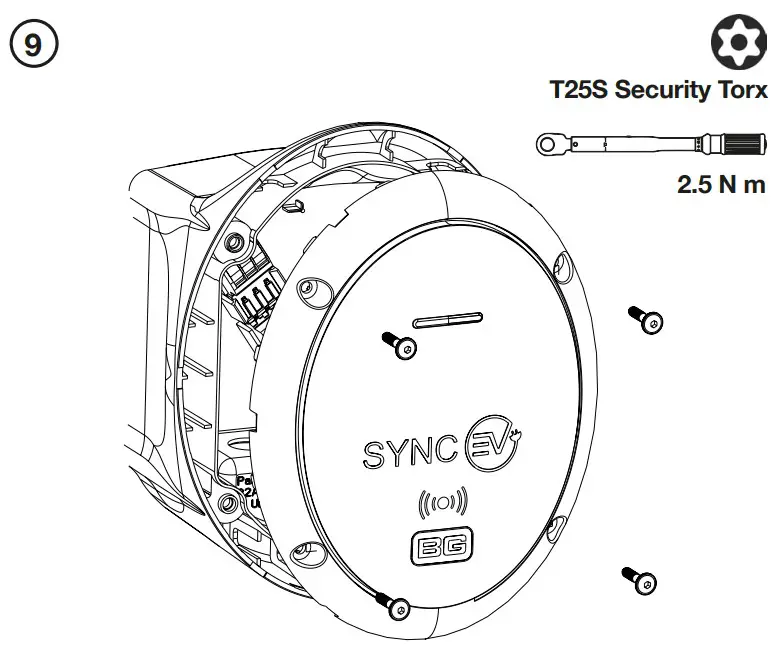 BG SYNC EV EVT77GG EV Charger - Electrical Installation 9