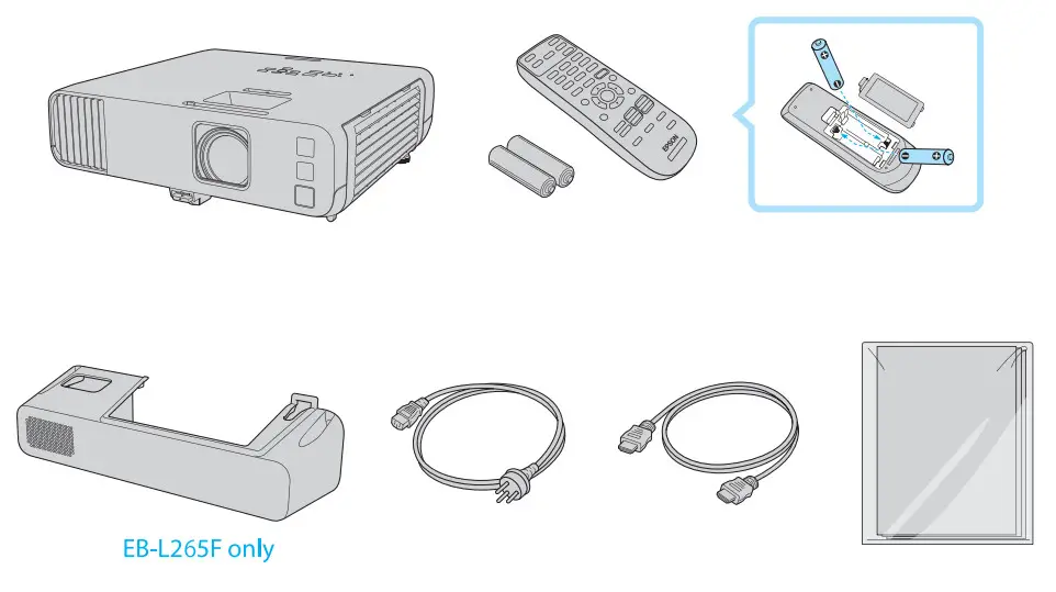 EPSON EB-L265F Multimedia Projector - Fig