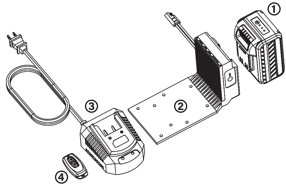 REMCO RBP2005-RS PowerPro 20V Lithium Ion Wireless Pump Power Pack - PARTS