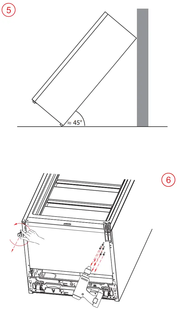 Cylinda K2255HE Refrigerator - Assemble 1