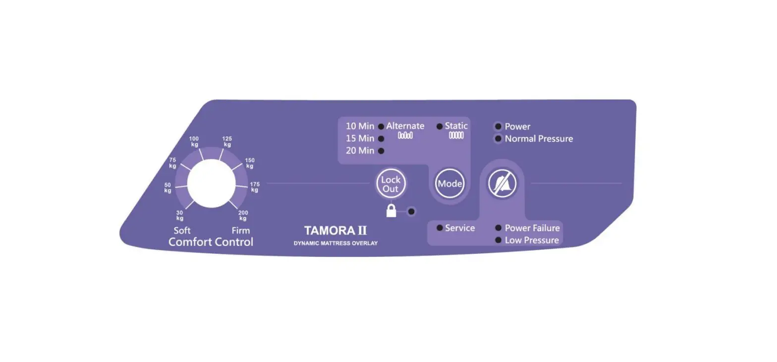 Ultimate Healthcare Tamora Ii Digital Mattress Overlay System User Guide Ultimate Healthcare Tamora Ii Digital Mattress Overlay System User Guide