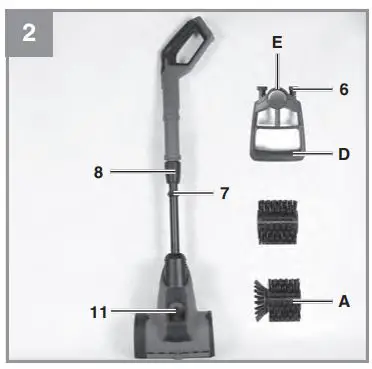 Einhell-34-242-00-Cordless-Surface-Brush-fig 2