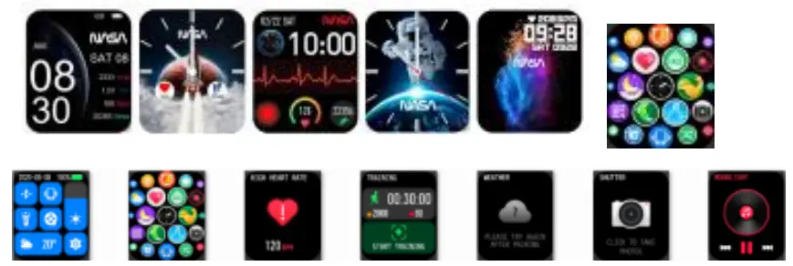 NASA BNA30179 Smart Watch - Switch