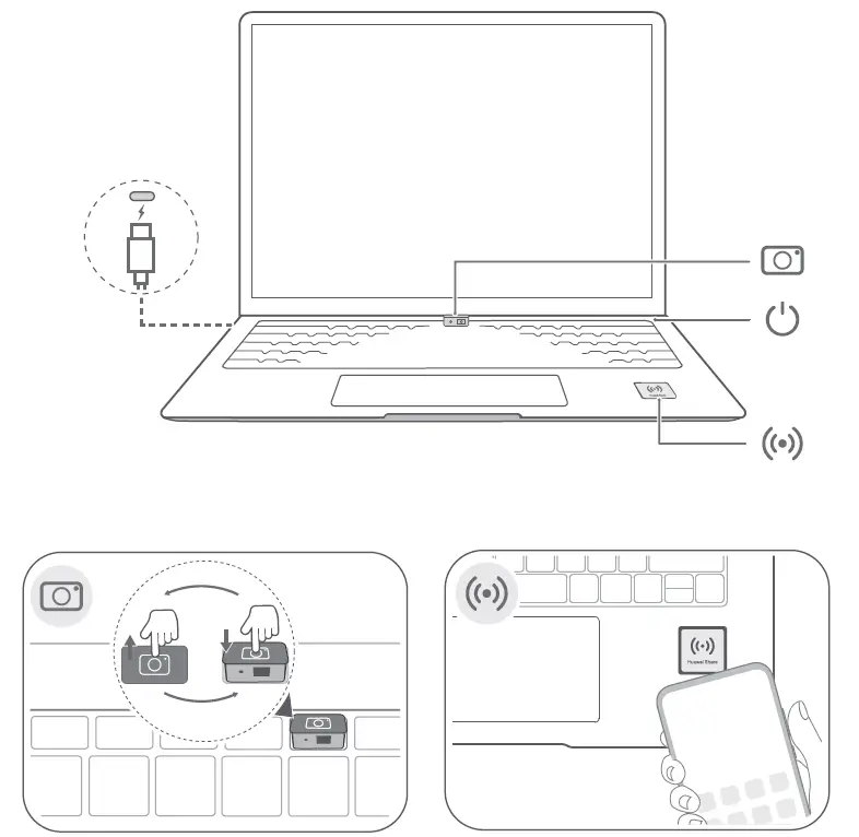 HUAWEI BoD-WDH9 Laptop MateBook 1