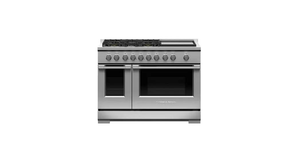 Fisher And Paykel Rgv3-485gd-l 48inch 5 Burners Gas Range User Guide