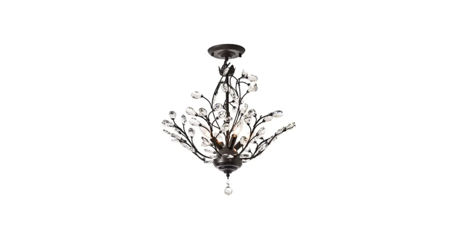 4modernhome 19175-3ch 15 In. 3-light Chrome Flush Mount Instruction Manual