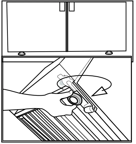 beko GN1406231XBN American Fridge - Adjusting the feet