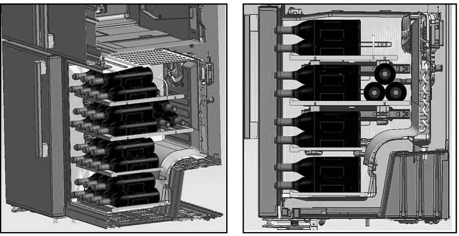 beko GN1406231XBN American Fridge - Wine cellar compartment