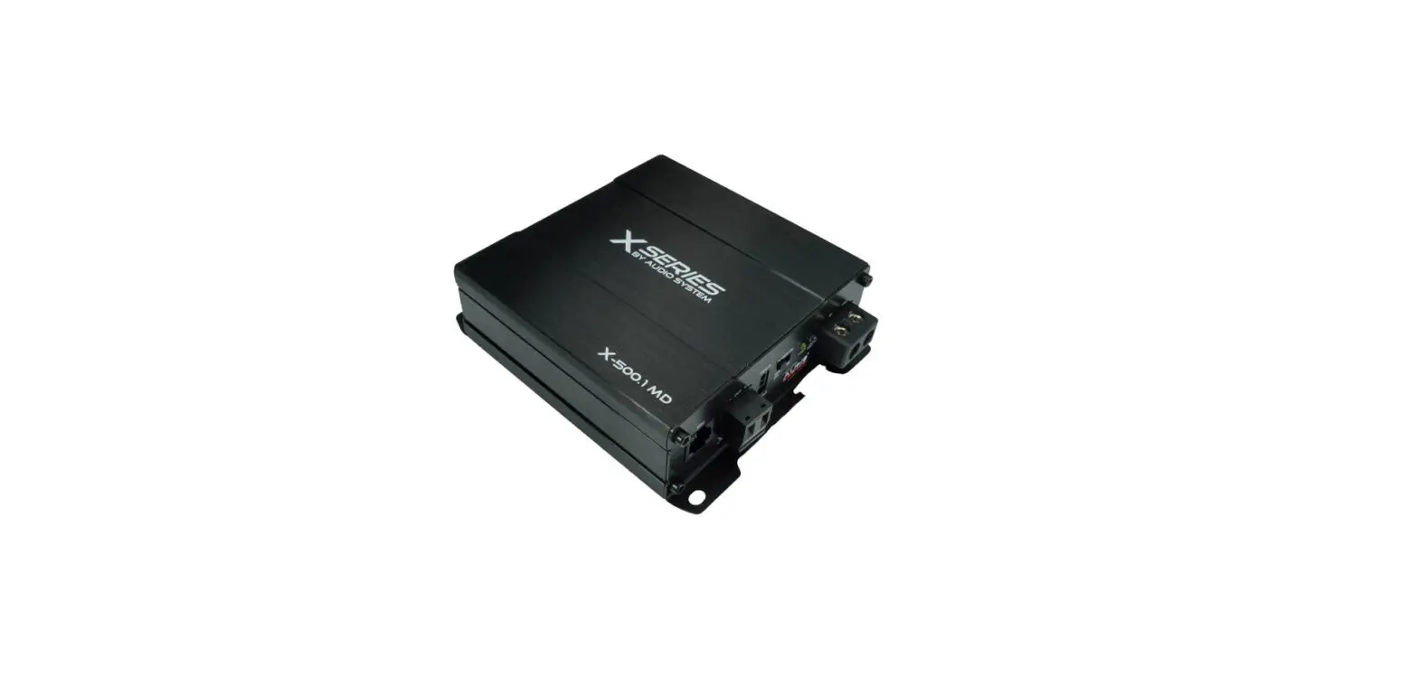Audio System X-500.1 Md High Performance Car Amplifier Owner's Manual Audio System X-500.1 Md High Performance Car Amplifier Owner's Manual