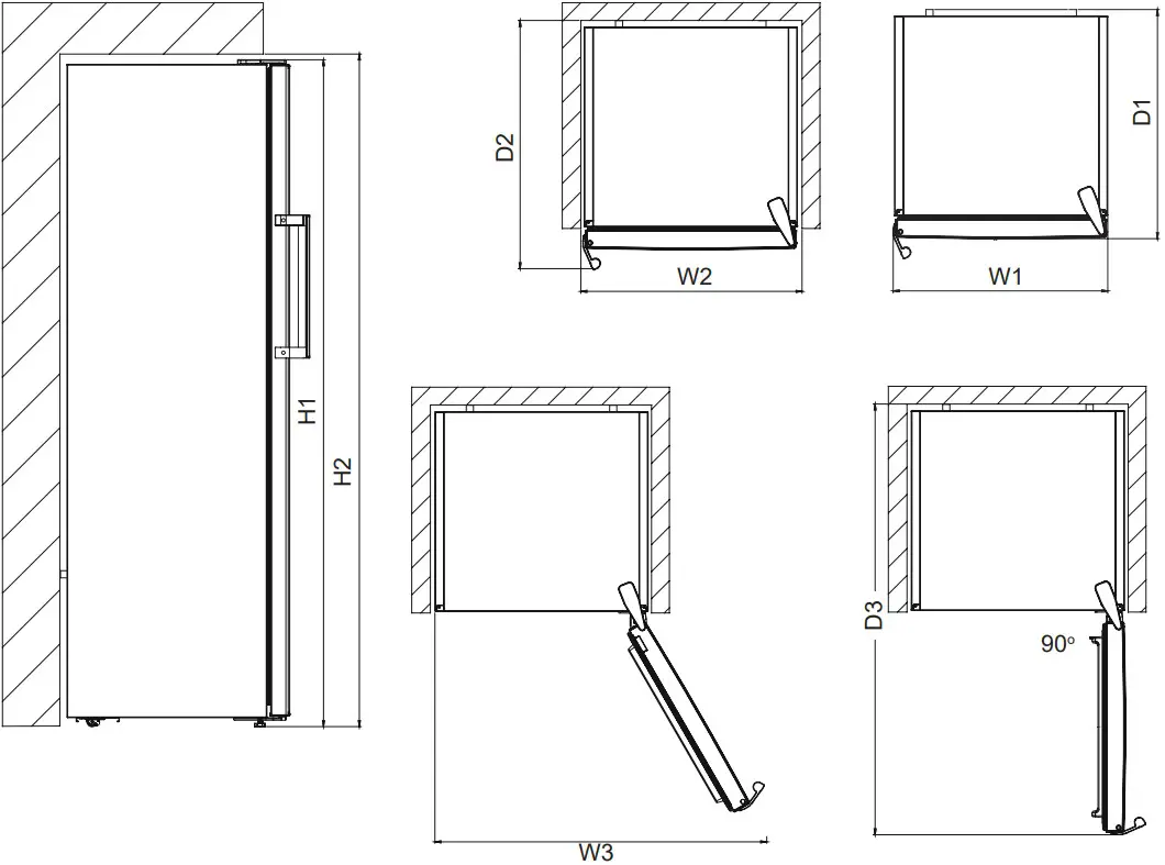 AEG AGB728E5NX 60Cm Frost Free Upright Freezer - fig 10