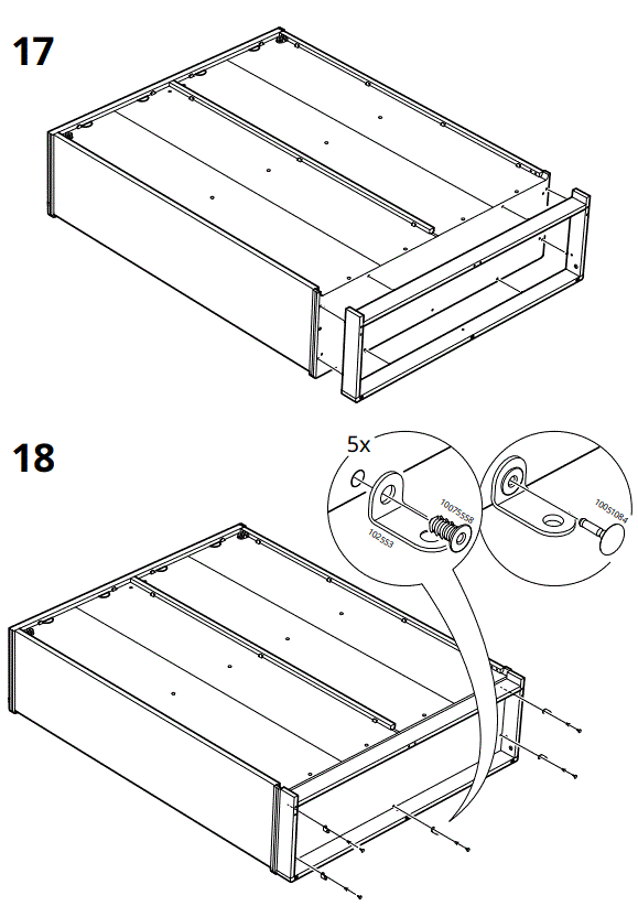 IKEA AA-2352858-2-100 LANESUND Bookcase Grey Brown-FIG14