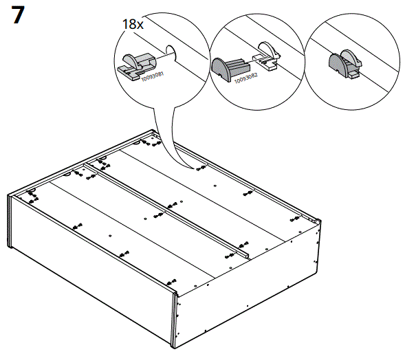 IKEA AA-2352858-2-100 LANESUND Bookcase Grey Brown-FIG9