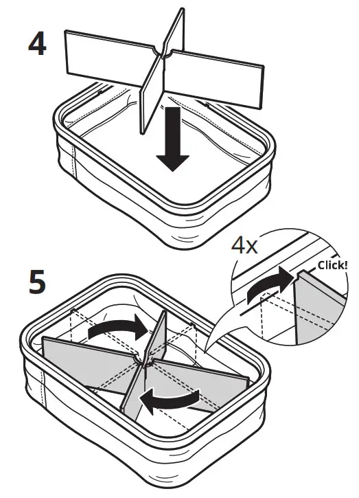 IKEA 903.481.24 RABBLA Box with Compartments - fig 2