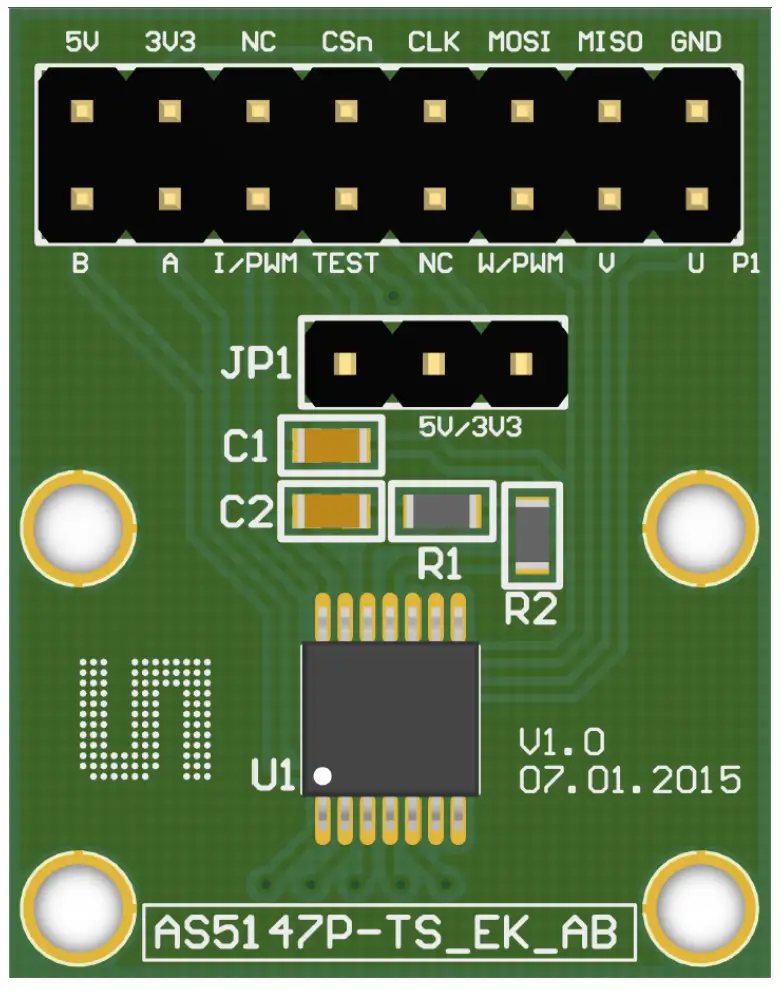 ams AS5147P Adapter Board