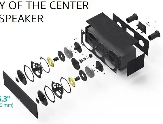 Monolith 143157 C5 Center Channel Speaker-fig-6