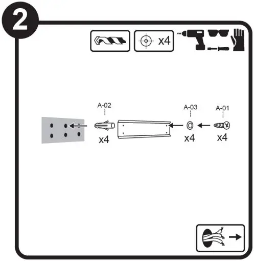 tecnolite 50HLED1217MV Wall Mounted LED Exterior Lamp Instruction Manual - Installation