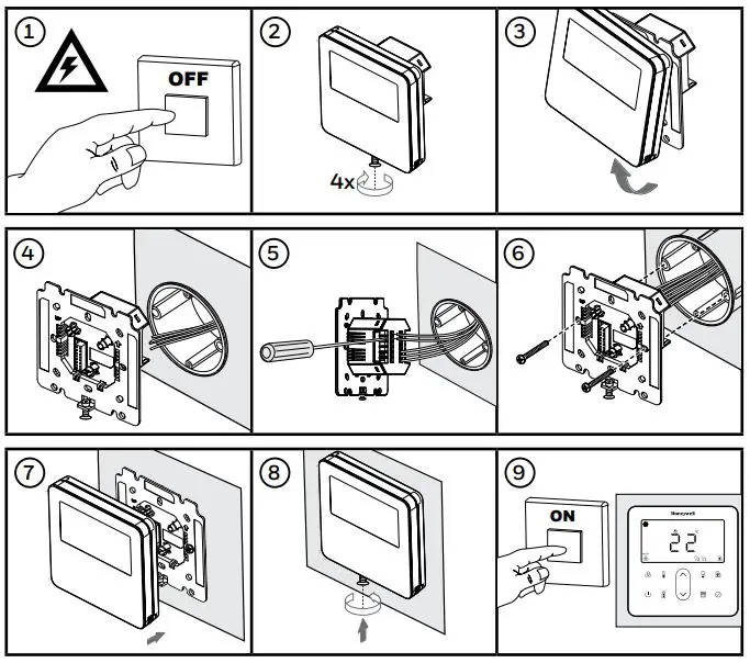 Honeywell TR80 Wall Module Instruction Manual - INSTALLATION INSTRUCTION