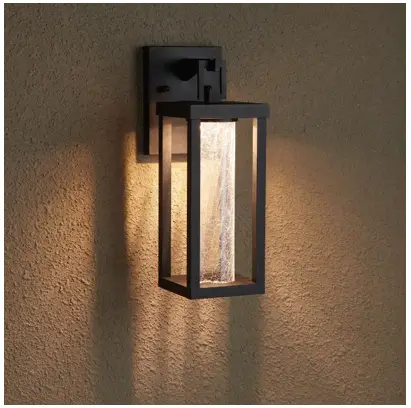SIGNATURE HARDWARE 944718 Topping Outdoor Entrance Wall Sconce Single LED Light