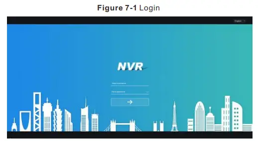 SUNELL SN-NVRxxxxE1 1HDD NVR Network Video Recorder - Login