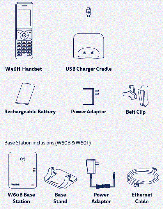 YeaLink W56H COMMANDER PHONE Instructional Manual-fid-1
