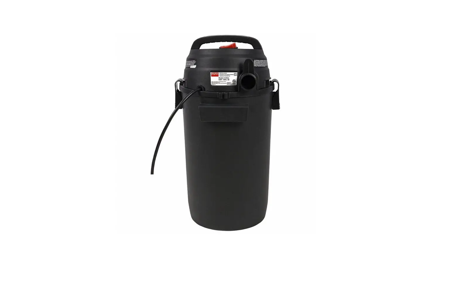 Dayton 61hv94 Wet-dry Vacuum Instruction Manual