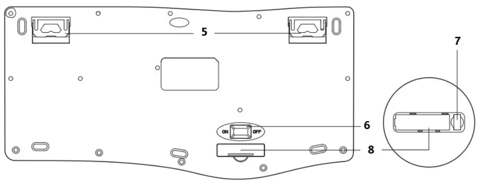 WORKSTREAM-44520-Wireless-Split-Ergonomic-110-Keys-Keyboard-4