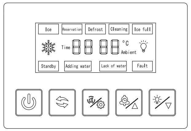 Adexa CIM68 Ice Maker - Panel 1
