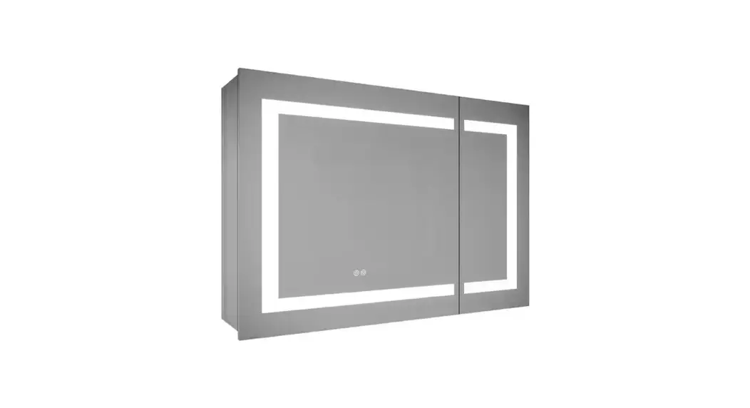 Mirplus S-yiqikj-01 Rectangular Silver Recessed Surface Mount Instruction Manual