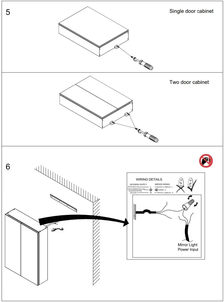 MIRPLUS S-YIQIKJ-01 Rectangular Silver Recessed Surface Mount - Figure 2