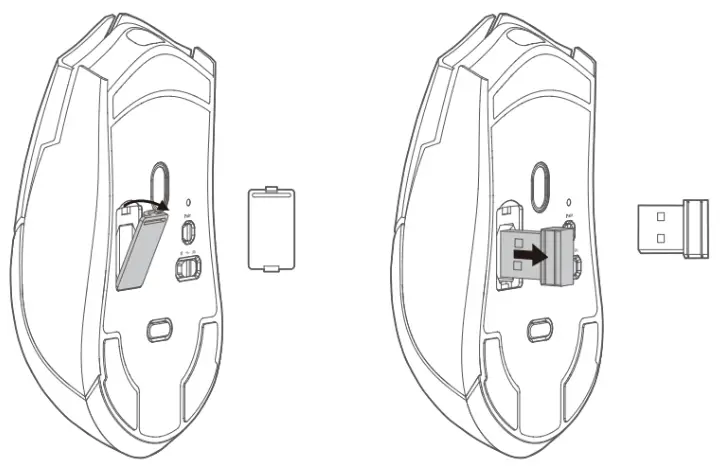 COOLER MASTER MM712 Wireless Gaming Mouse -