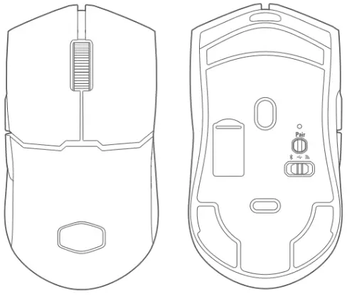 COOLER MASTER MM712 Wireless Gaming Mouse