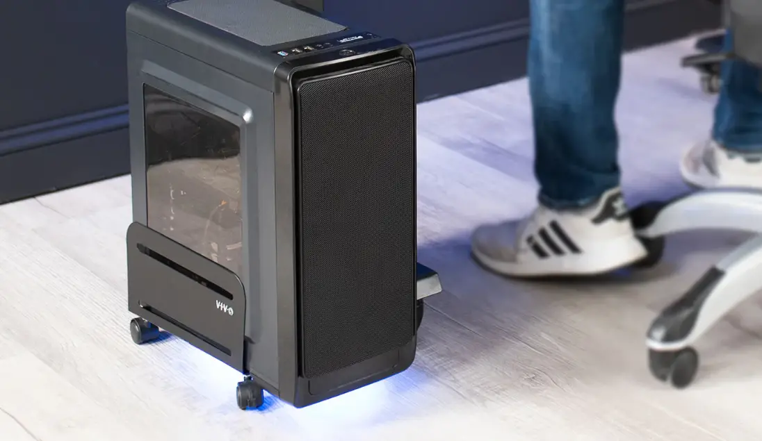 Vivo Cart-pc01l Black Large Cpu Cart Instruction Manual