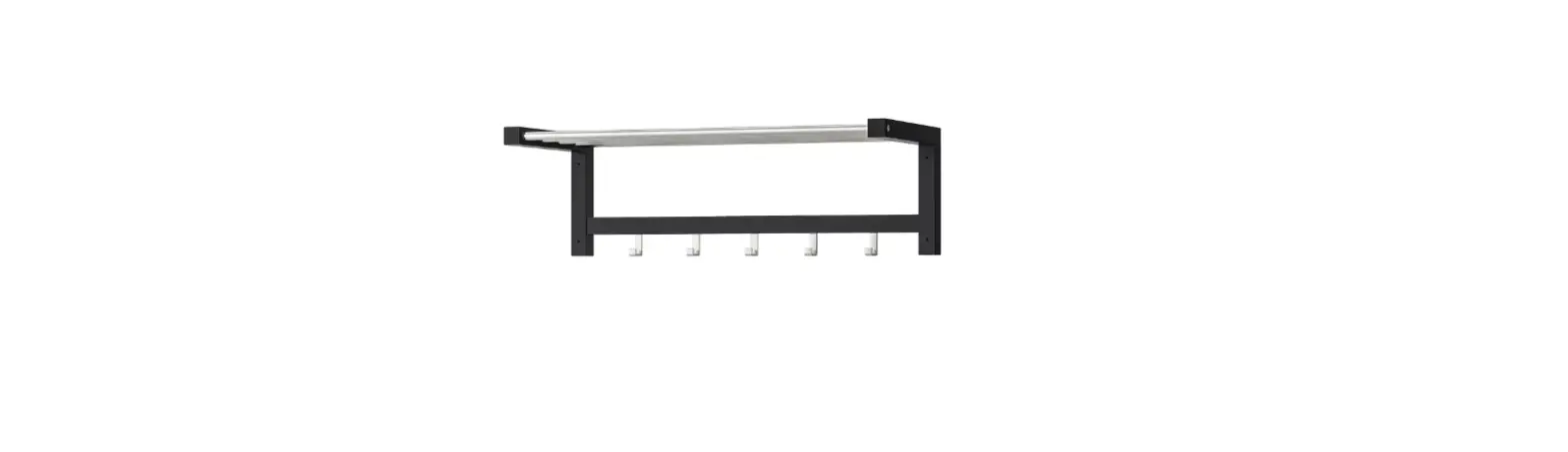 Ikea 201.526.34 Tjusig Hat Rack Instruction Manual