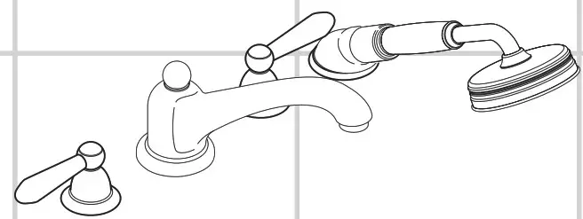 hansgrohe Carlton Bath Mixer with Lever Handles - cover