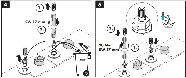 hansgrohe Carlton Bath Mixer with Lever Handles - overview 2