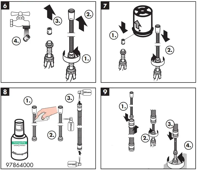hansgrohe Carlton Bath Mixer with Lever Handles - overview 40