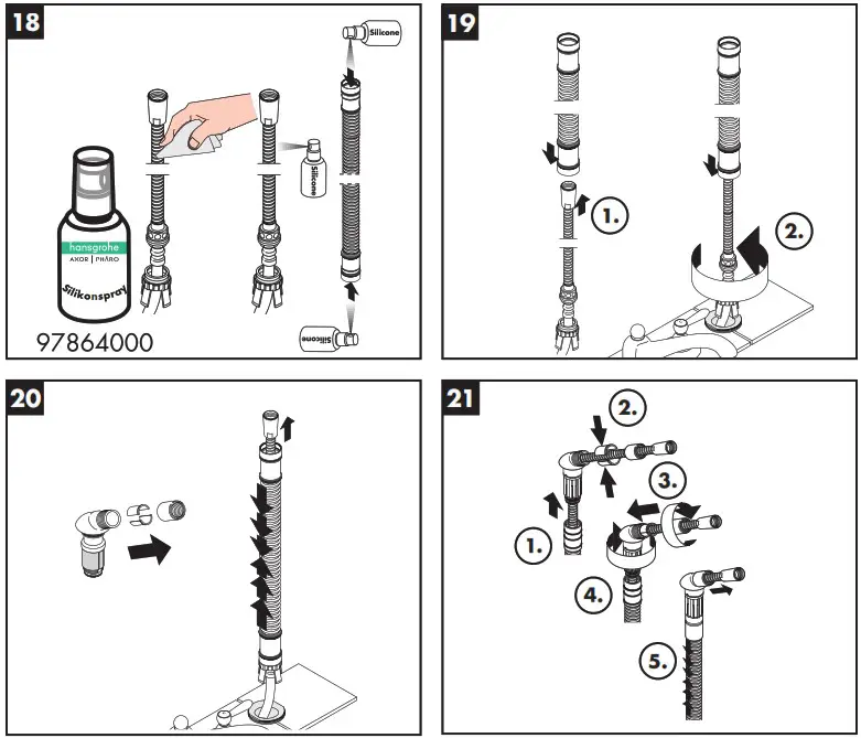 hansgrohe Carlton Bath Mixer with Lever Handles - overview 7