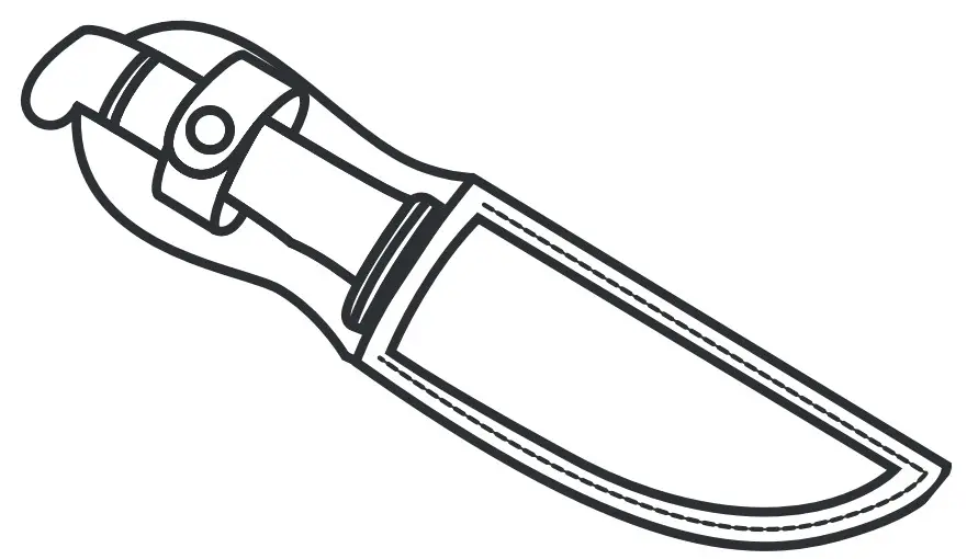 tandy B801 Knife Sheath Kit - logo