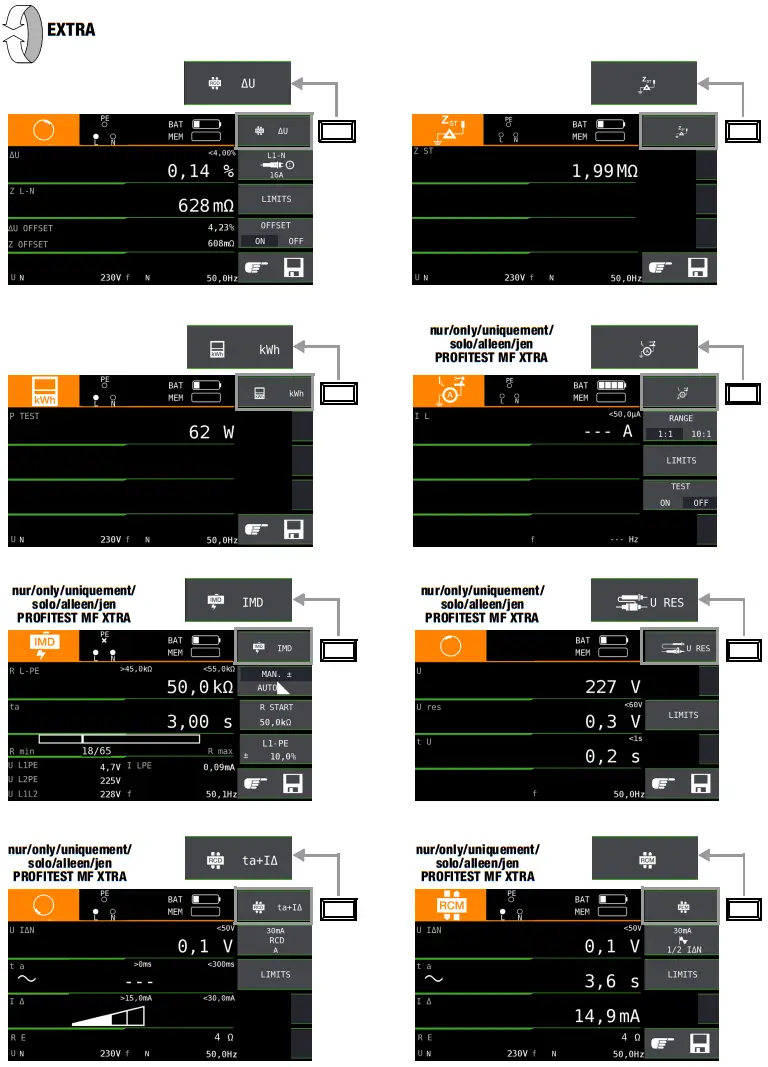 GOSSEN METRAWATT PROFITEST MF Series Tester - Measurement 11