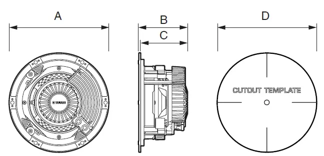 YAMAHA NS-IC600 IN-CEILING SPEAKER-FIG-6