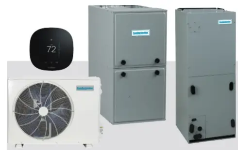 Comfortmaker-Ductless-and-Traditional-Heat-Pump-System-FIG-1