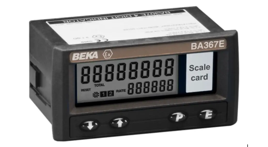 Beka Associates Ba367e Counter Instruction Manual