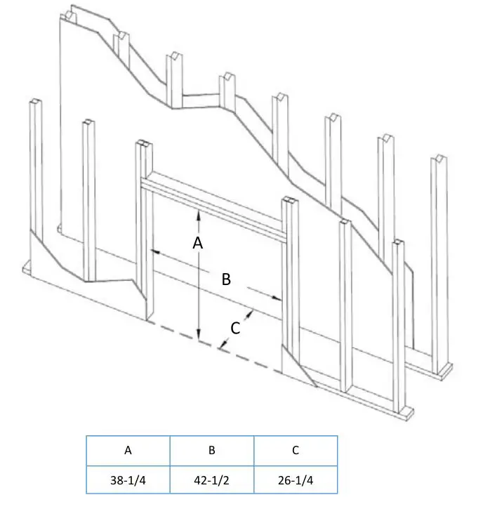 KOZY HEAT Z-42-Z-42-CD Wood Burning Fireplace - Wall Enclosure Rough Opening