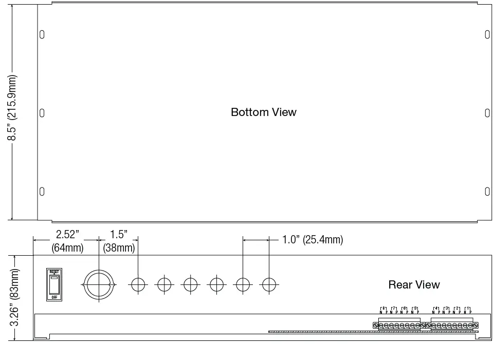 Altronix R248UL Series 8-Output Rack Mount CCTV Power Supplies 03