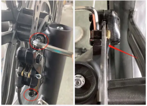 KOBRA BIKE V1 FatBike - brake caliper