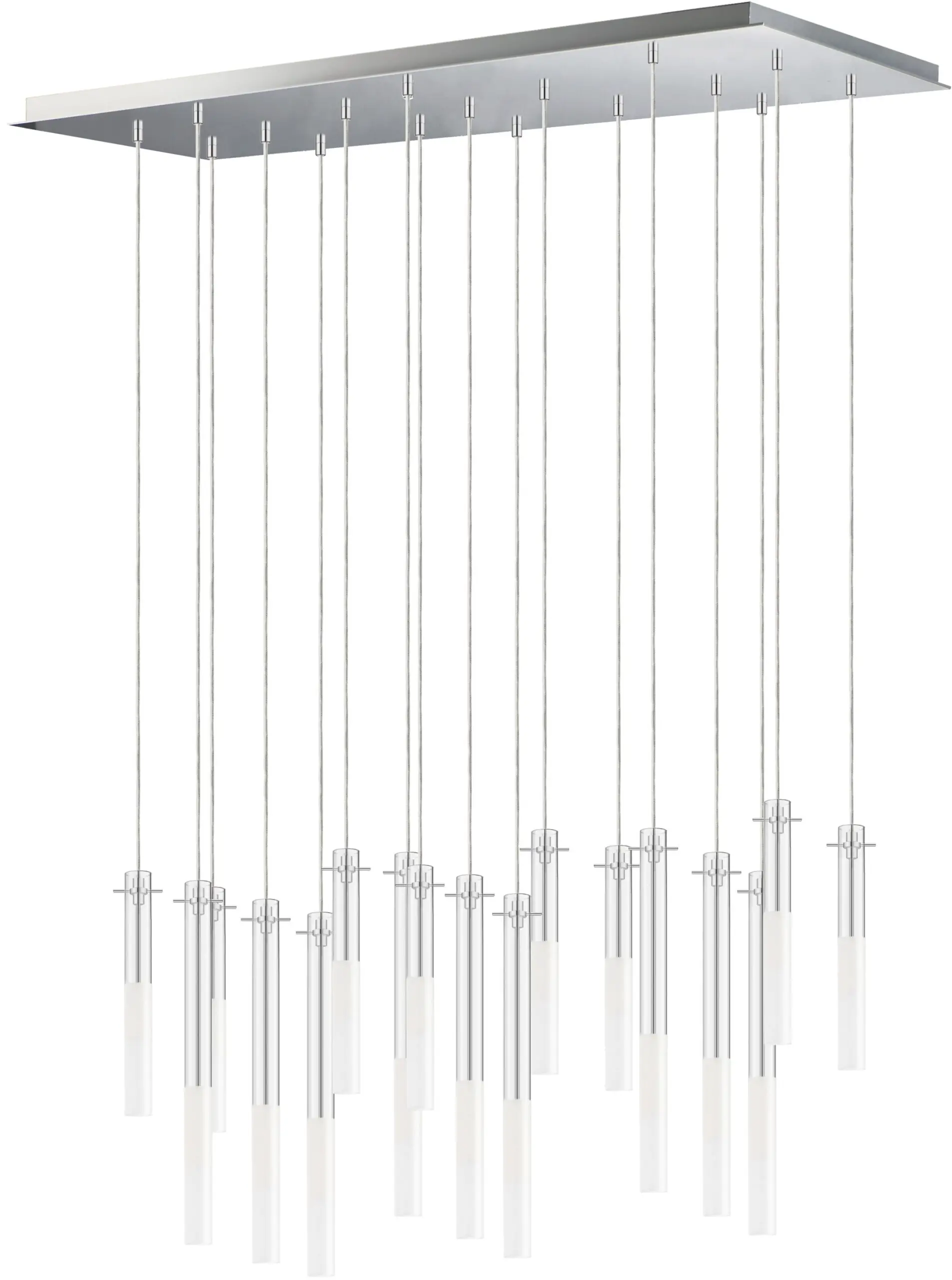 ET2 Contemporary Lighting E31099-93PC Pipette 17 Lights Pendant