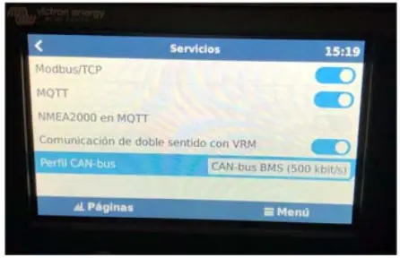 TURBO ENERGY Lithium Series 48V 5.1kWh Slim with Victron Inverter - Device Setting 1