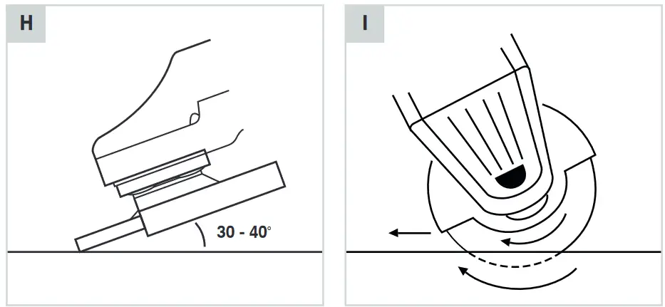 VONROC AG504DC Angle Grinder - fig 4